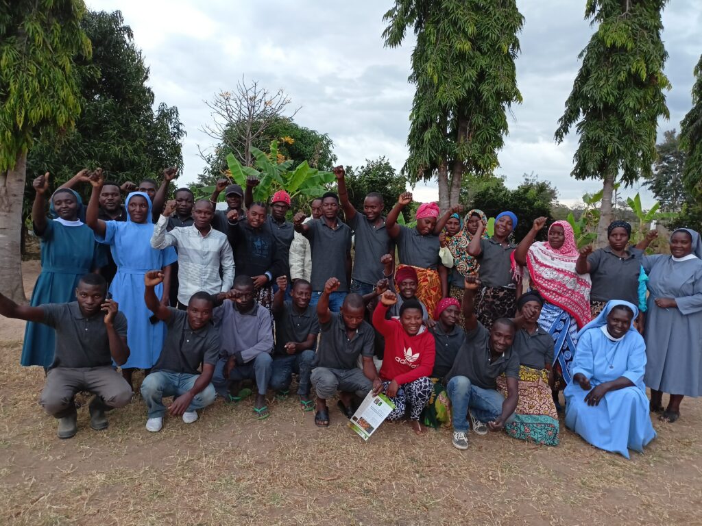 Farmers enrolled in the Tanzanian Sustainable Farming Project